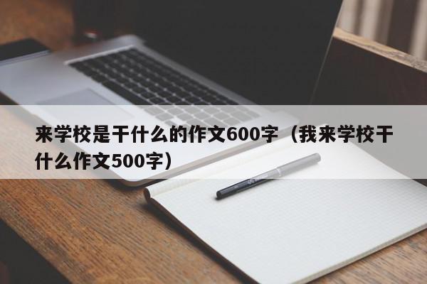 來學校是干什么的作文600字（我來學校干什么作文500字）